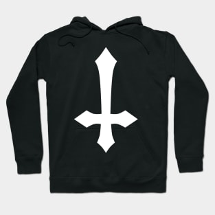 Satanic goth cross symbol Hoodie